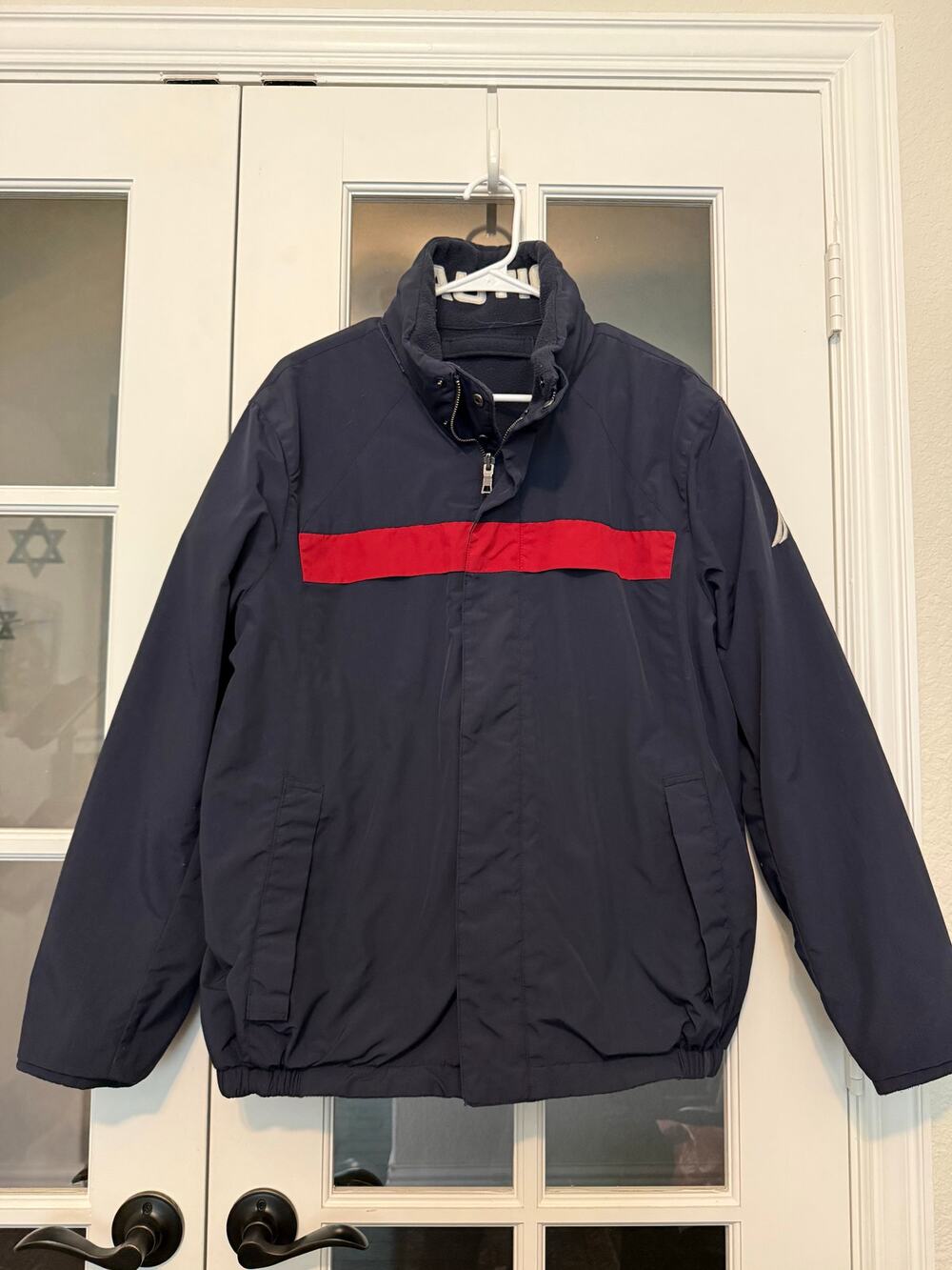 Men’s Vintage Reversible Nautica Coat Navy & red size Medium